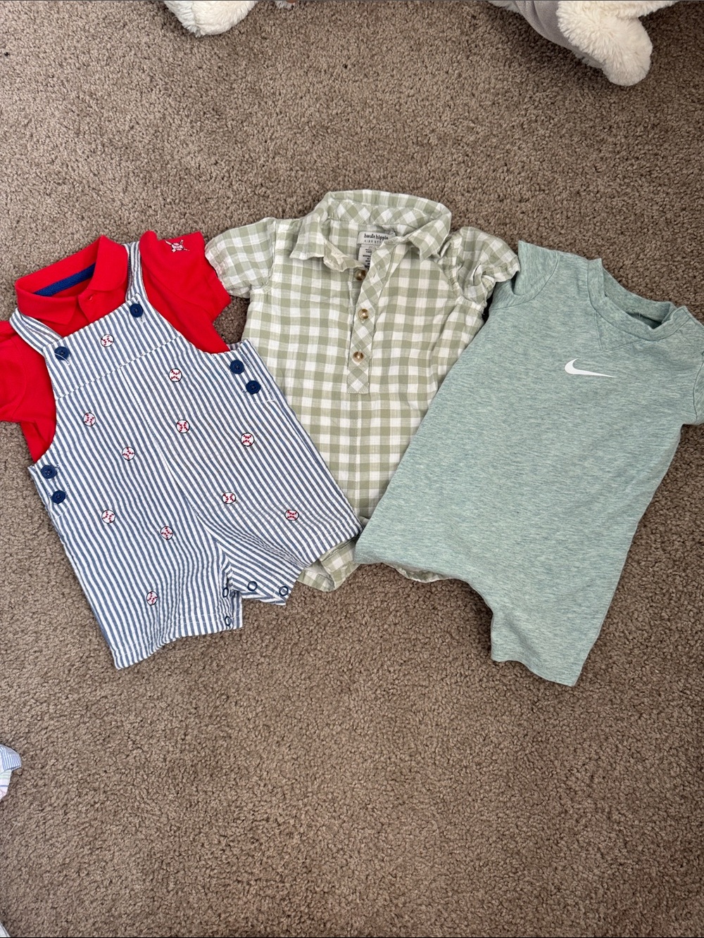 3-6 Month Baby Boy Romper Bundle